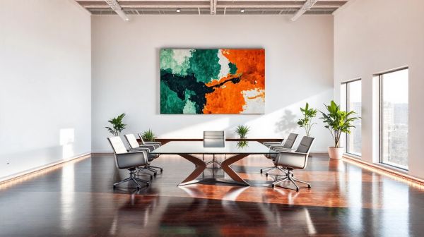 5 façons dont l'art en location améliore vos bureaux